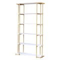 Nordic living room golden iron book shelf rack creative display display rack